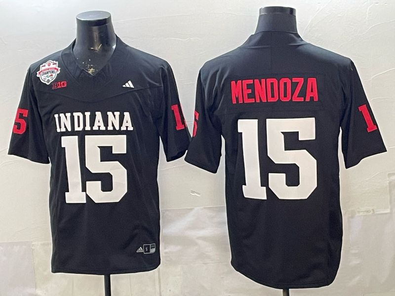 Men 2026 Ohio State Buckeyes #15 Mendoza Black Limited NCAA Jersey 081->ncaa teams->NCAA Jersey